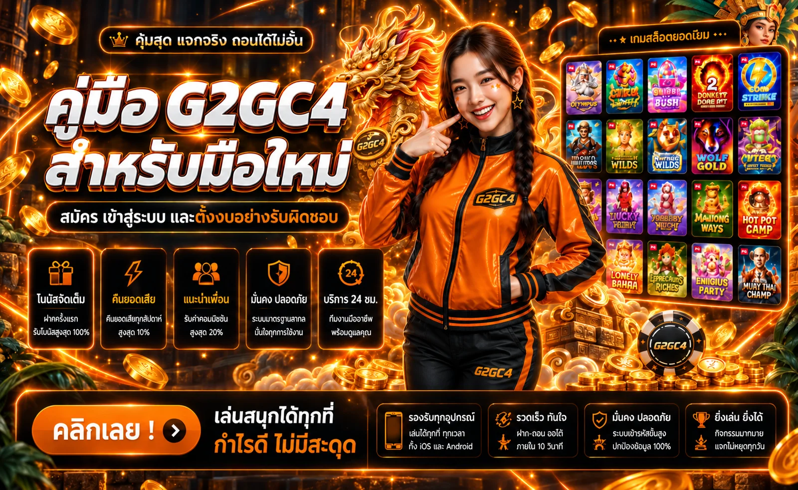 G2GC4 คู่มือมือใหม่ สมัคร เข้าสู่ระบบ และตั้งงบ
